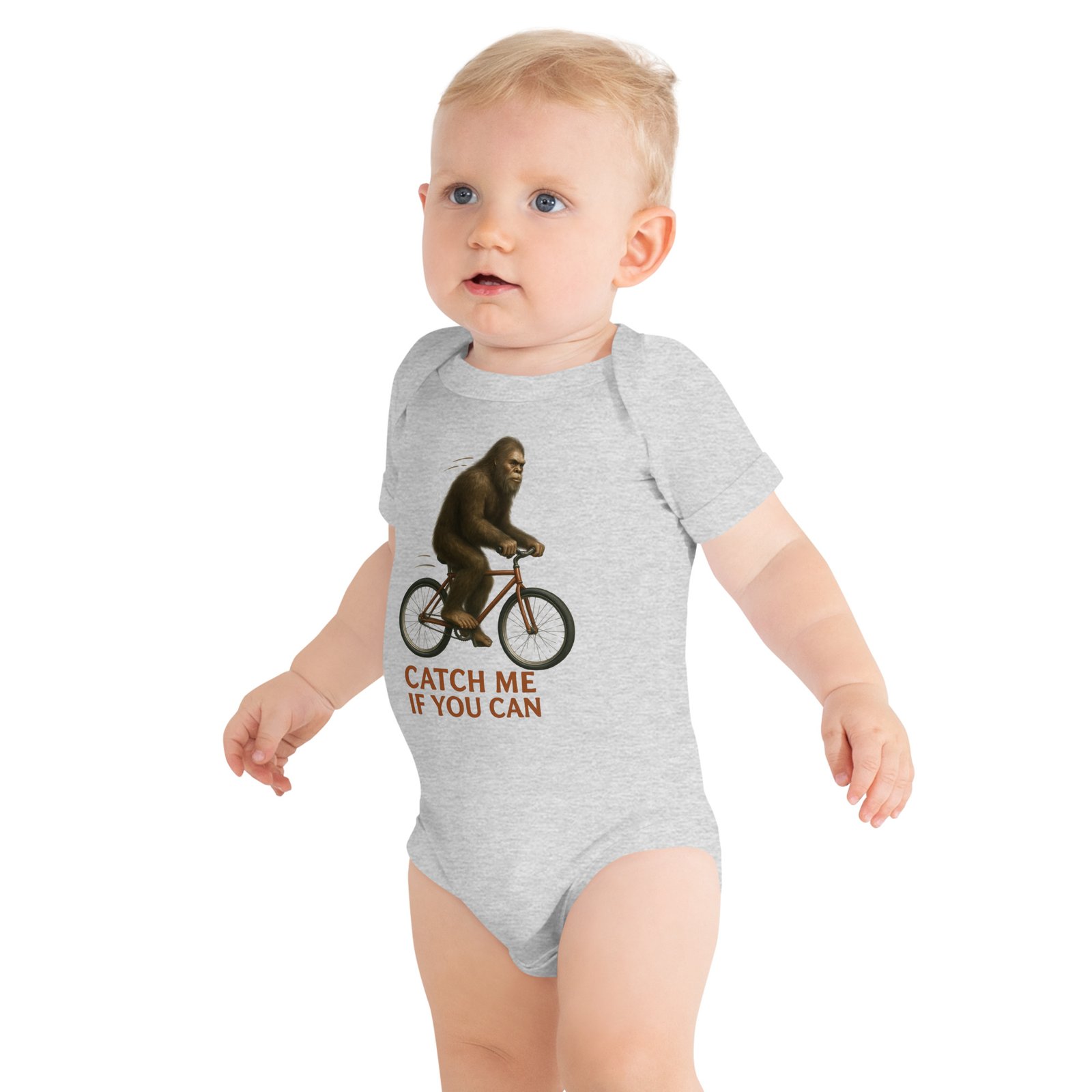 Catch Me - Bella + Canvas 100B - Baby Jersey Short Sleeve One Piece