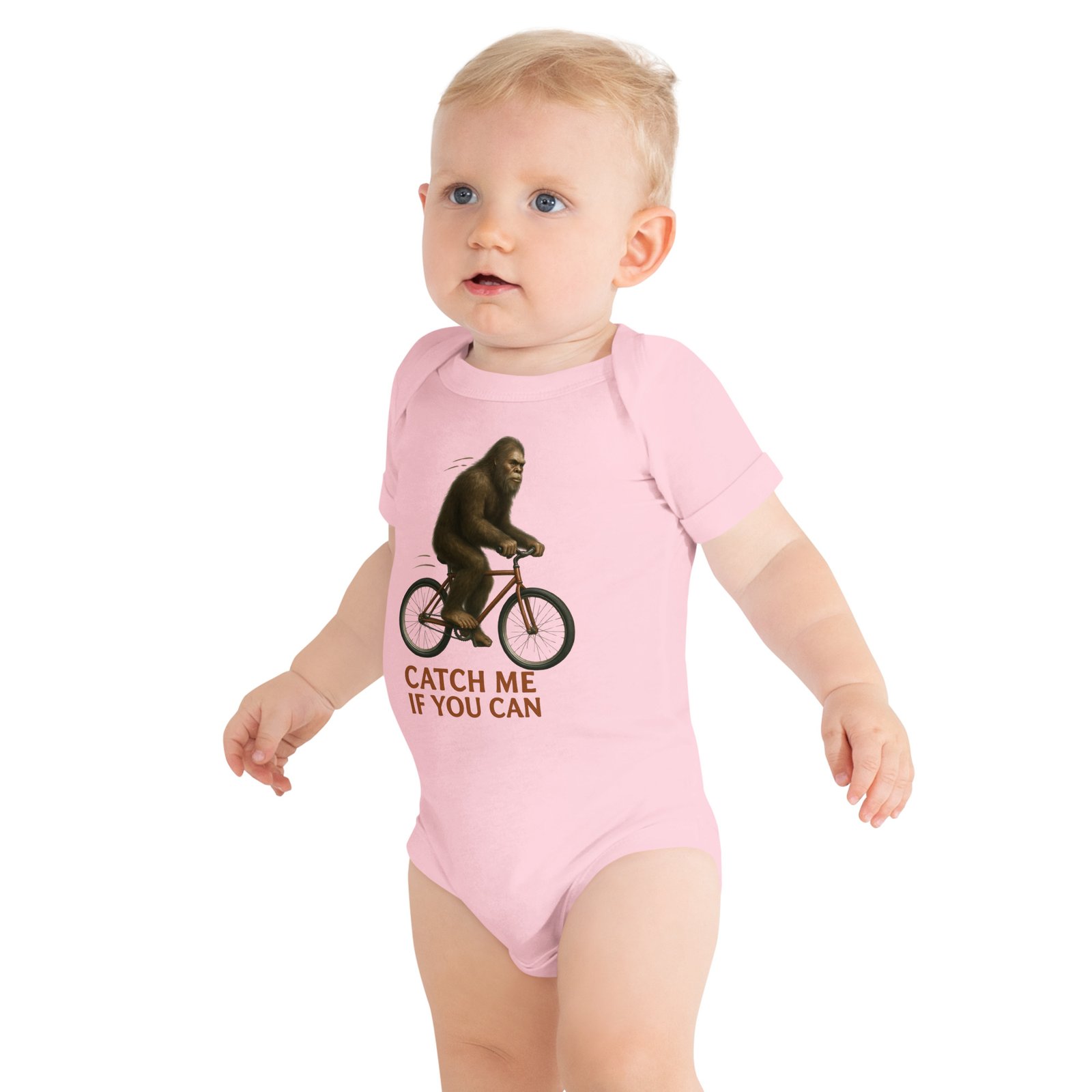 Catch Me - Bella + Canvas 100B - Baby Jersey Short Sleeve One Piece - Image 3