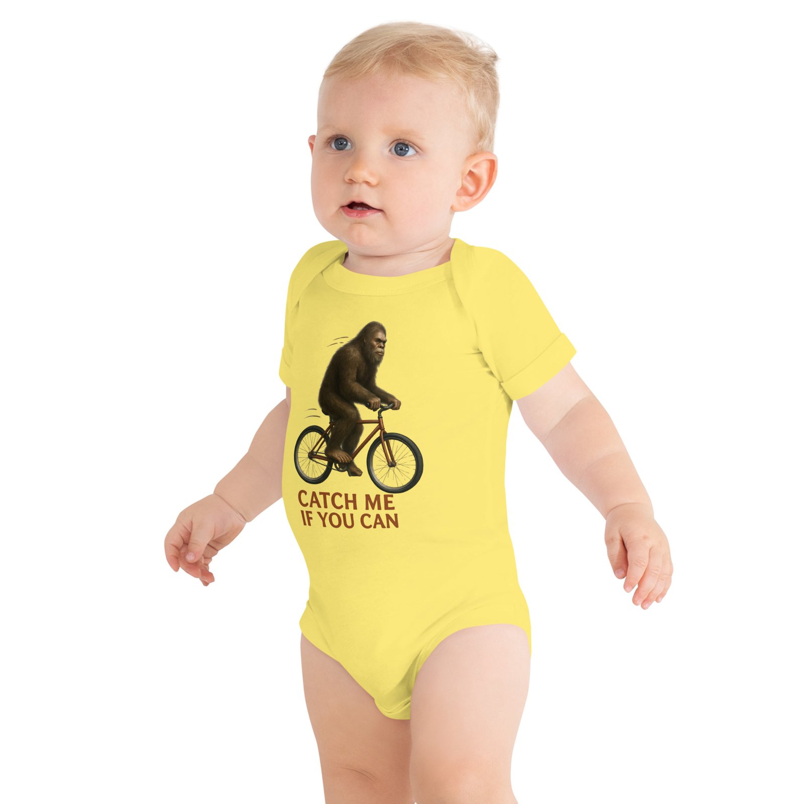 Catch Me - Bella + Canvas 100B - Baby Jersey Short Sleeve One Piece - Image 4