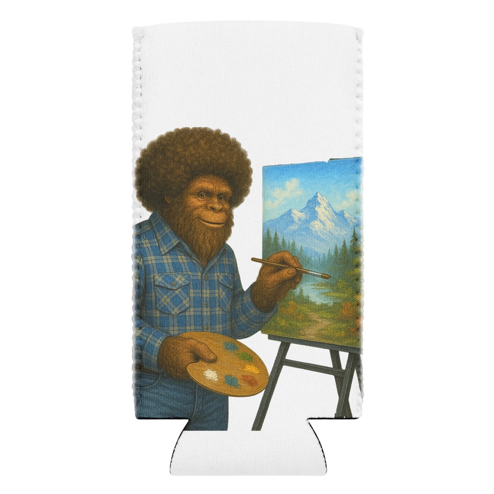 Painting Bigfoot Can cooler - Image 4