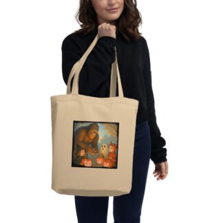 Bigfoot Halloween Eco Tote Bag