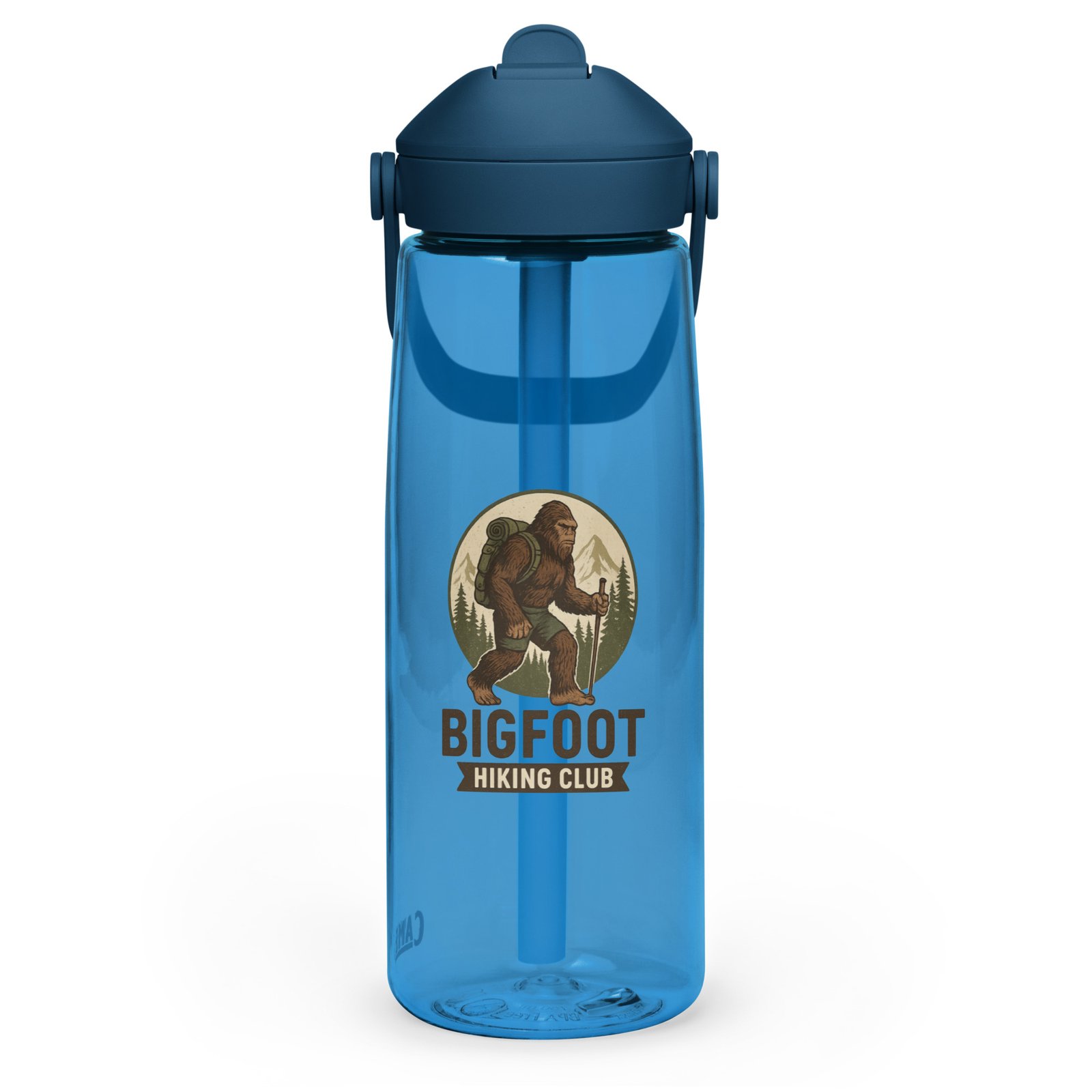 Water Bottle - Bigfoot Hiking Club Flip Straw - Image 3