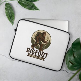 Bigfoot Hiking Club Laptop Sleeve