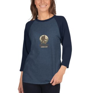 Bigfoot Hiking Club 3/4 Sleeve Raglan