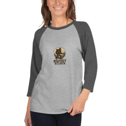 Bigfoot Hiking Club 3/4 Sleeve Raglan - Image 3