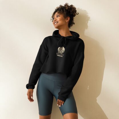 Bigfoot Hiking Club Crop Hoodie - Image 2