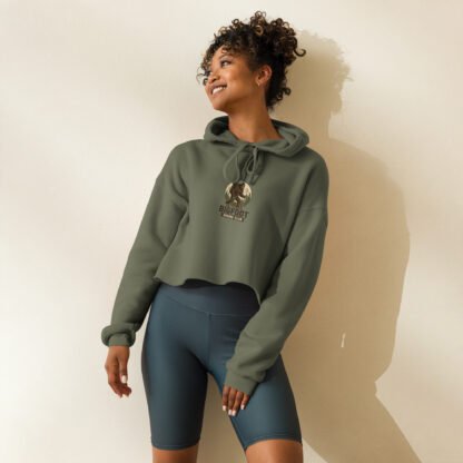 Bigfoot Hiking Club Crop Hoodie - Image 3