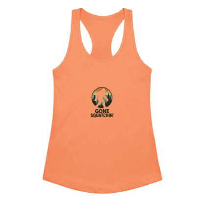 Women’s Gone Squatchin' fitted racerback tank top - Image 3