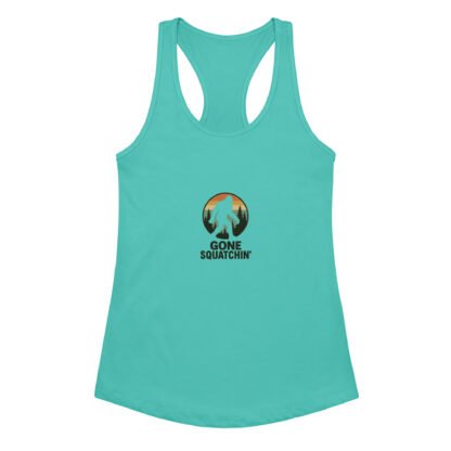 Women’s Gone Squatchin' fitted racerback tank top - Image 4