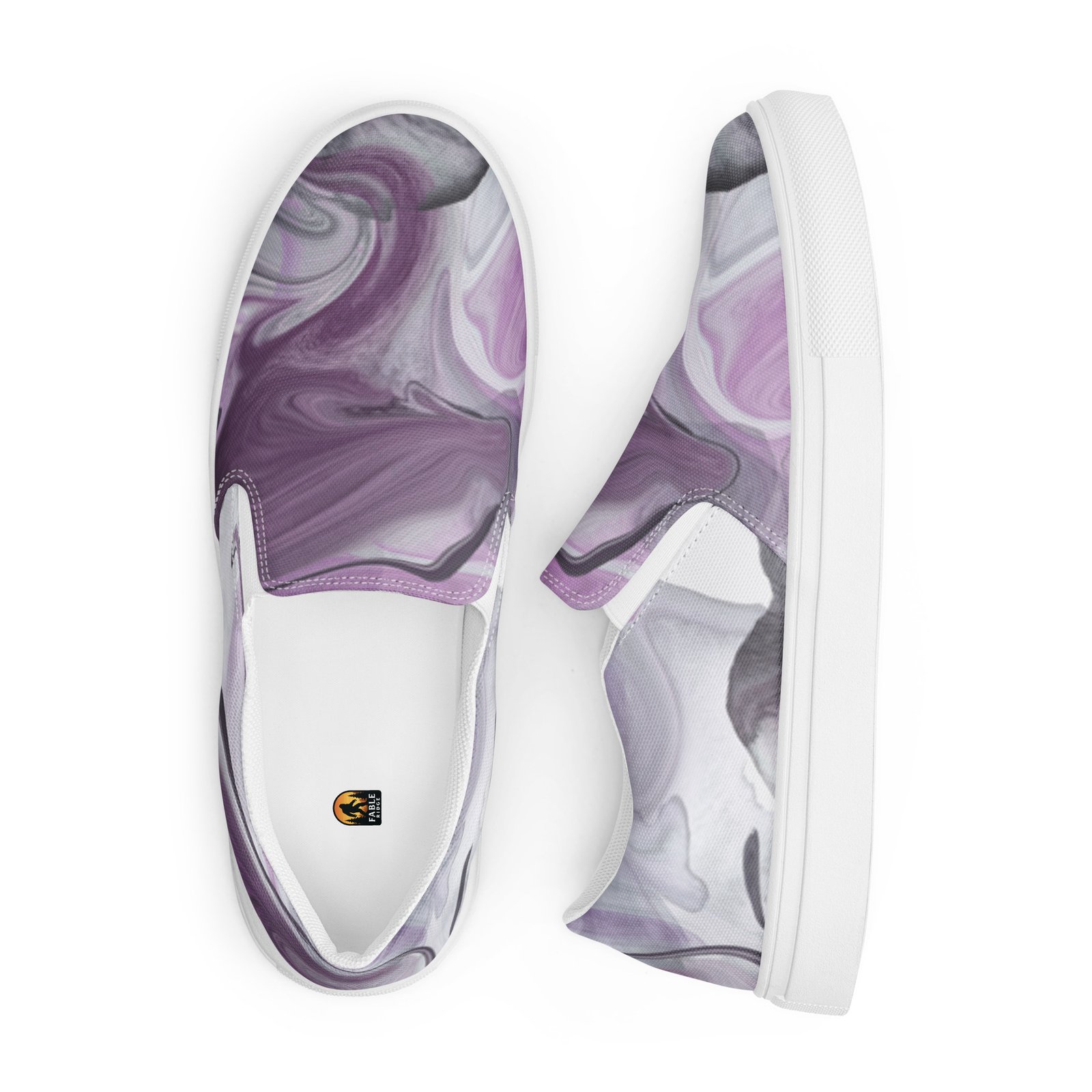Women’s slip-on canvas shoes Purple Space
