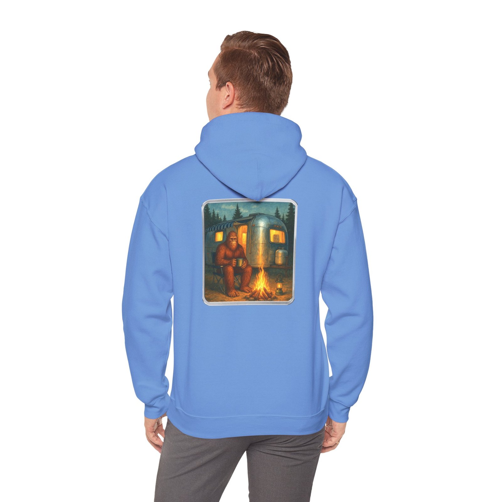 Camping Bigfoot - Gildan 18500 - Unisex Hoodie - Image 23