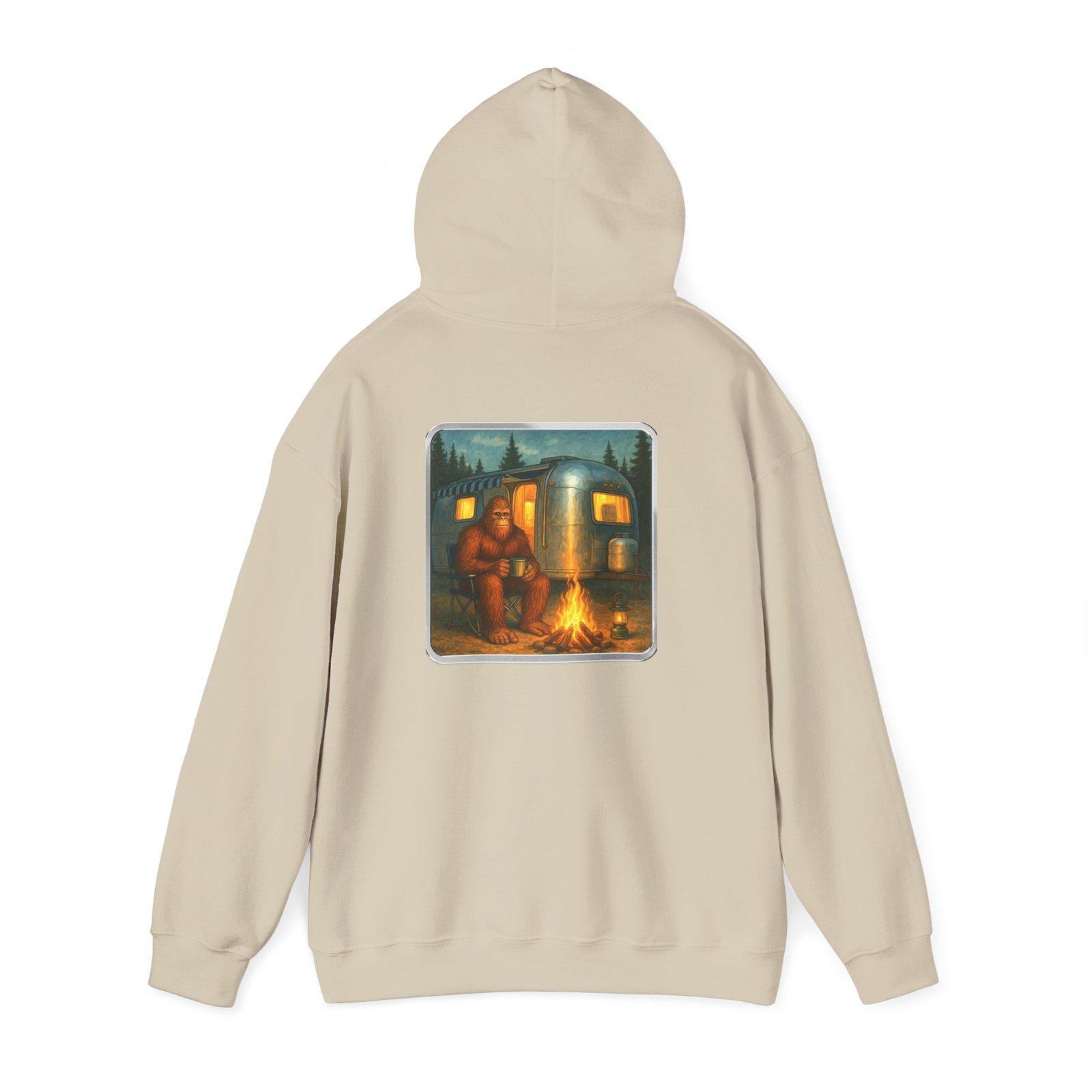 Camping Bigfoot - Gildan 18500 - Unisex Hoodie - Image 5