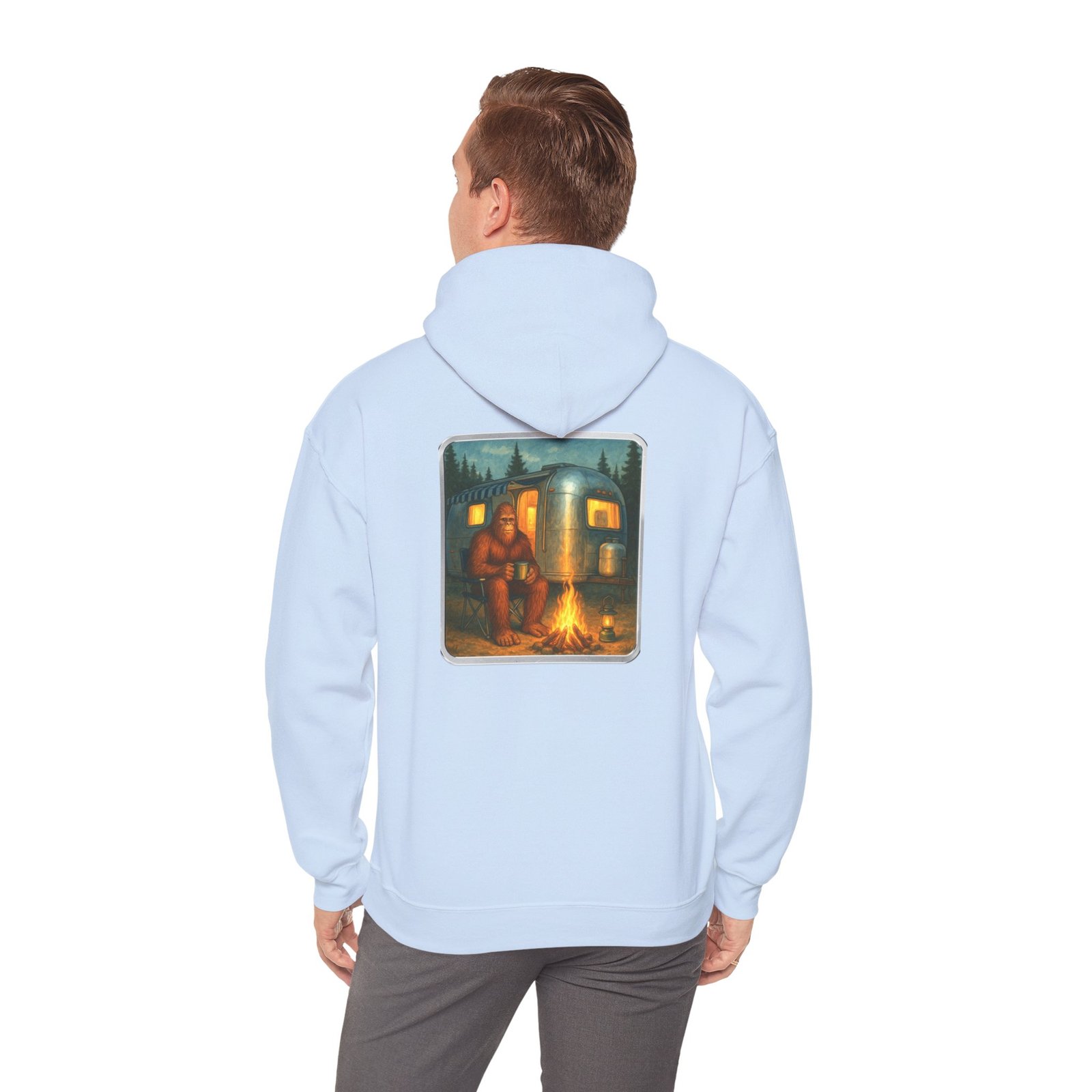 Camping Bigfoot - Gildan 18500 - Unisex Hoodie - Image 19