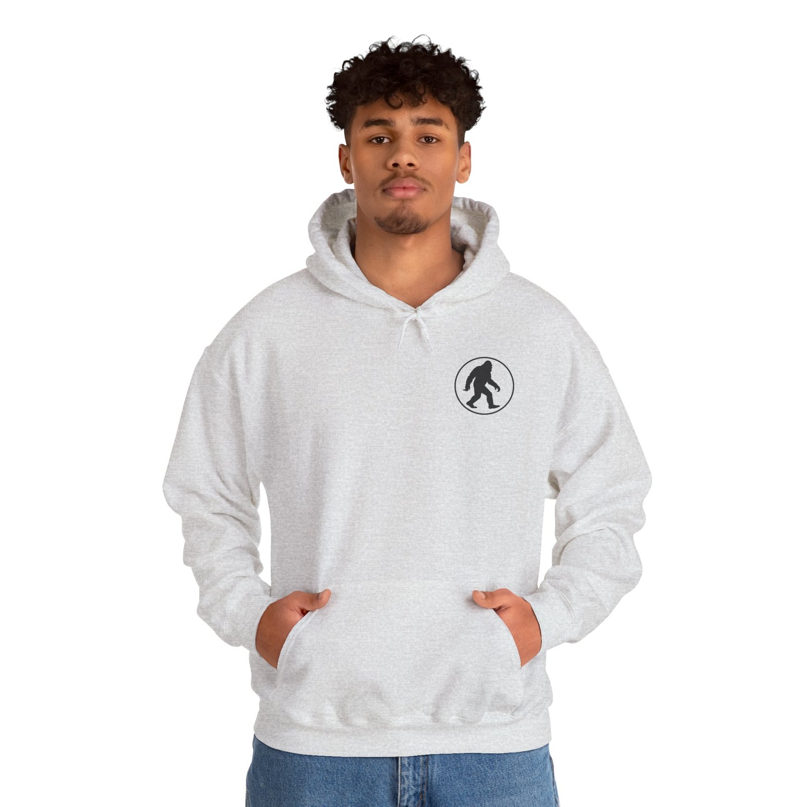Camping Bigfoot - Gildan 18500 - Unisex Hoodie - Image 2