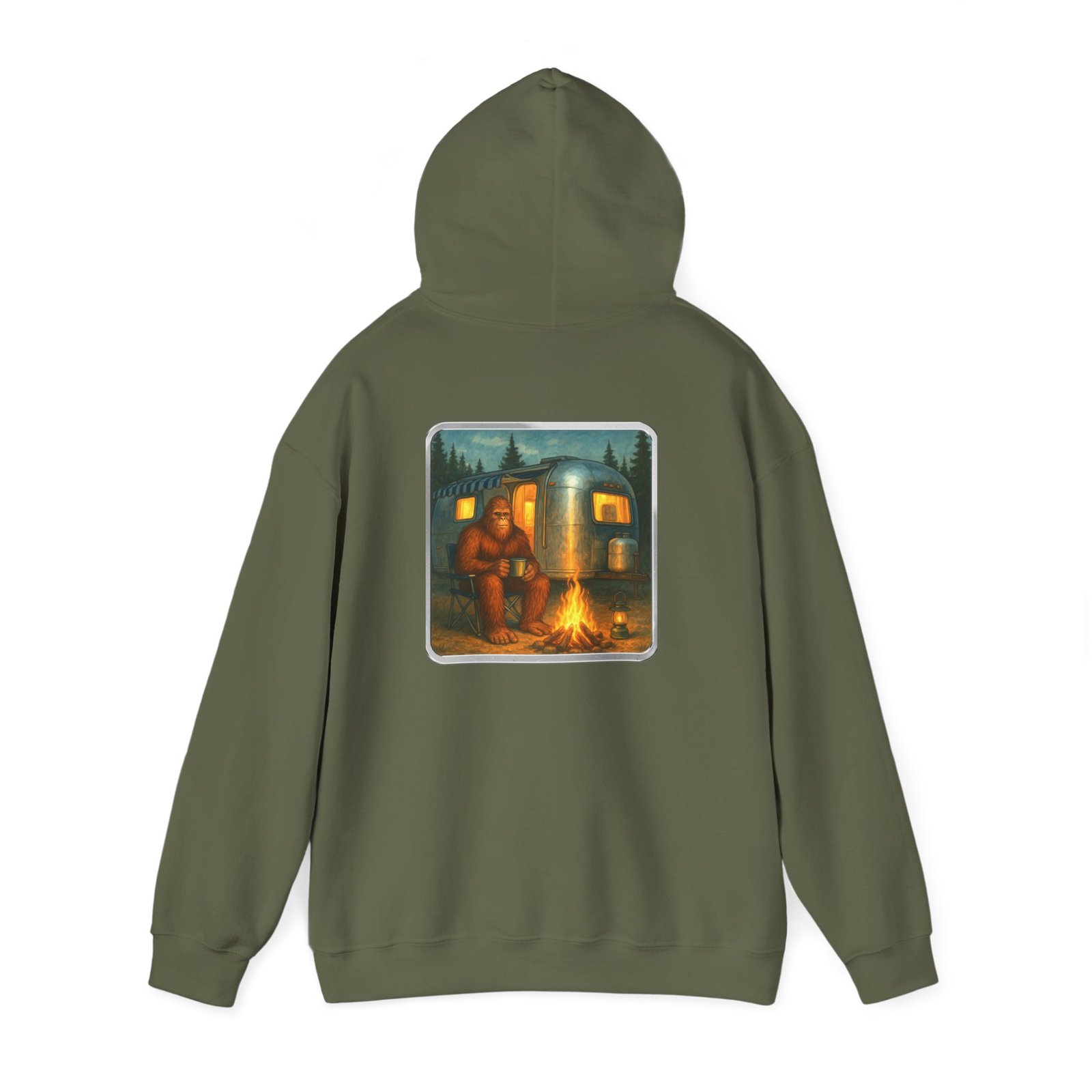 Camping Bigfoot - Gildan 18500 - Unisex Hoodie - Image 13