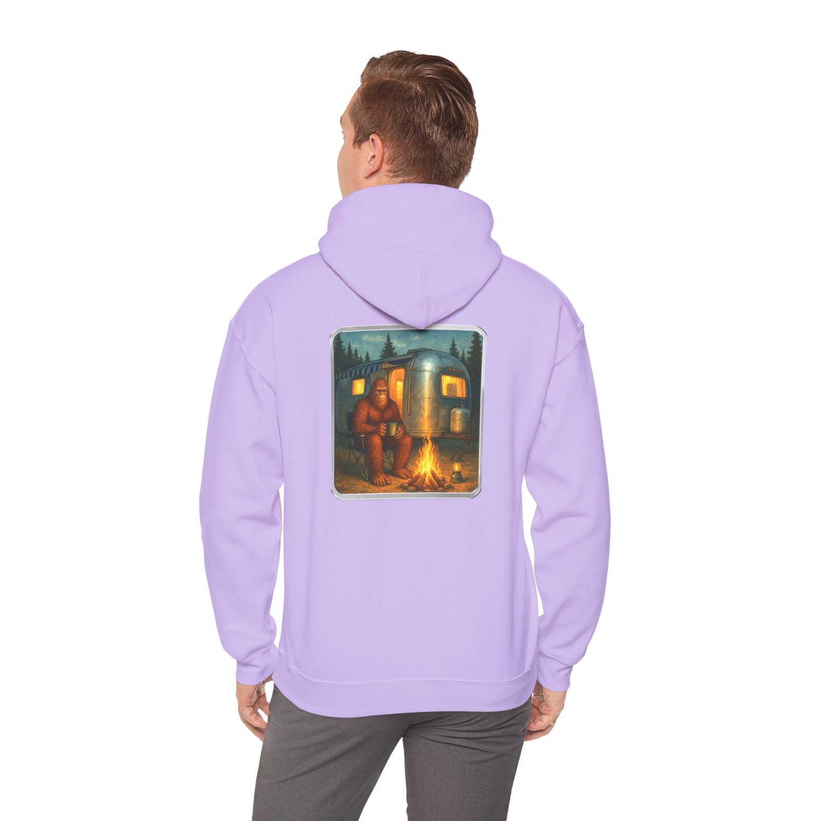 Camping Bigfoot - Gildan 18500 - Unisex Hoodie - Image 39