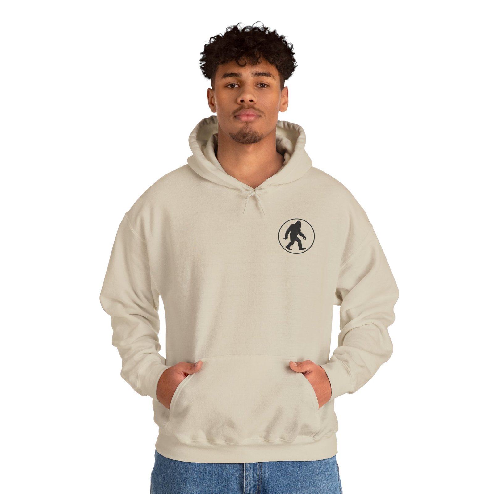 Camping Bigfoot - Gildan 18500 - Unisex Hoodie - Image 6