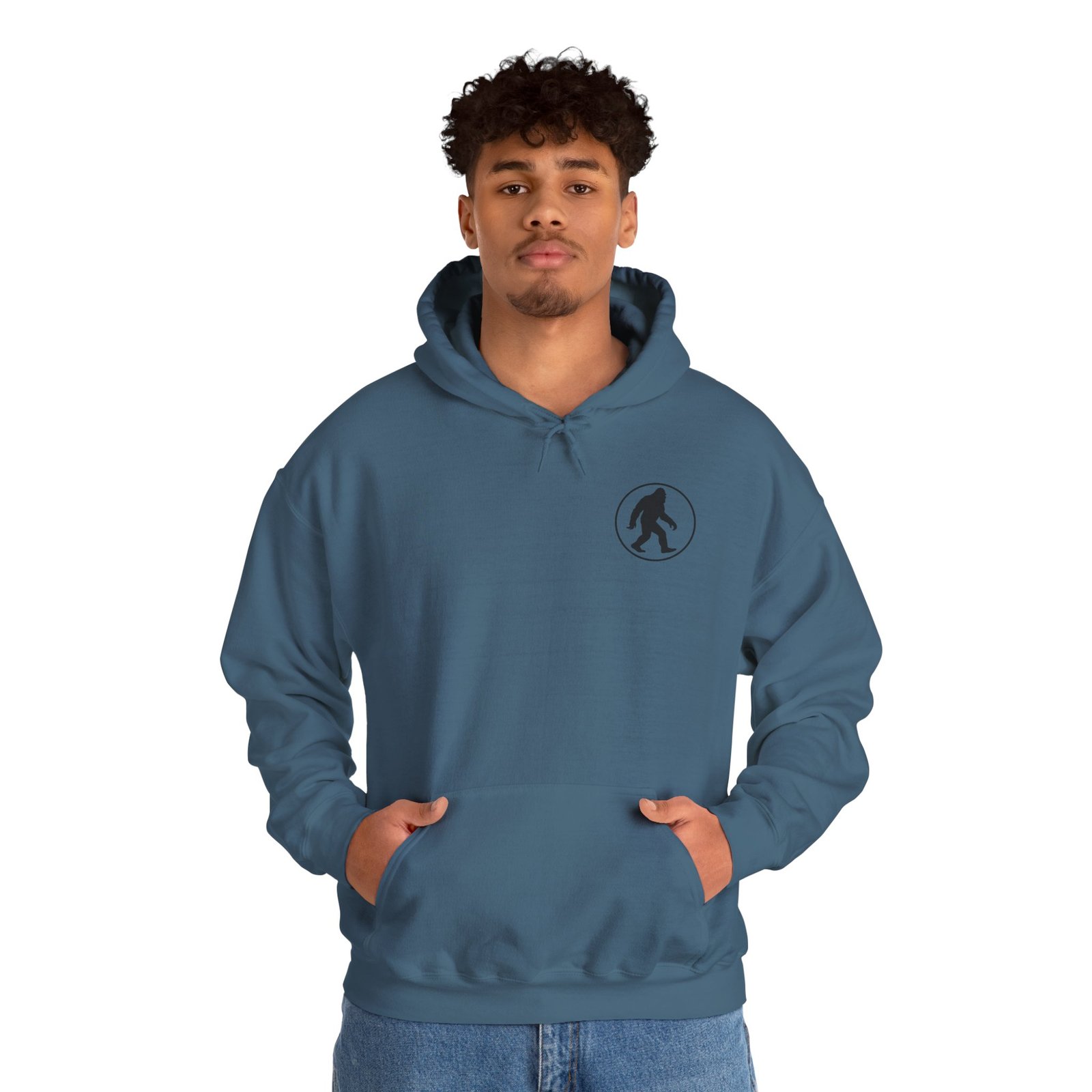 Camping Bigfoot - Gildan 18500 - Unisex Hoodie - Image 30