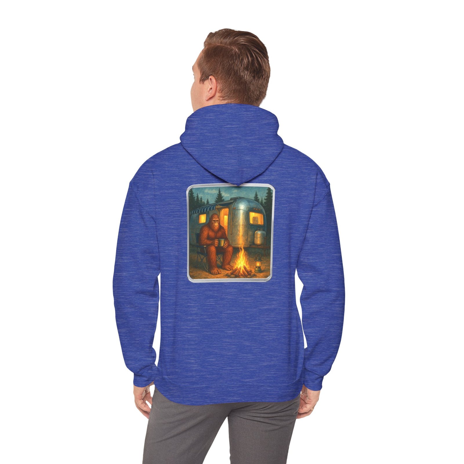 Camping Bigfoot - Gildan 18500 - Unisex Hoodie - Image 27