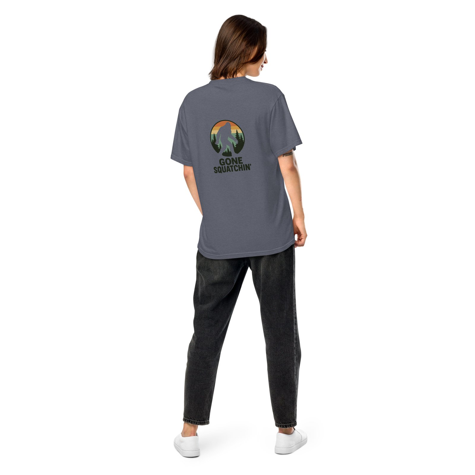Gone Squatchin' - Comfort Colors 1717 - Unisex Tee - Image 3