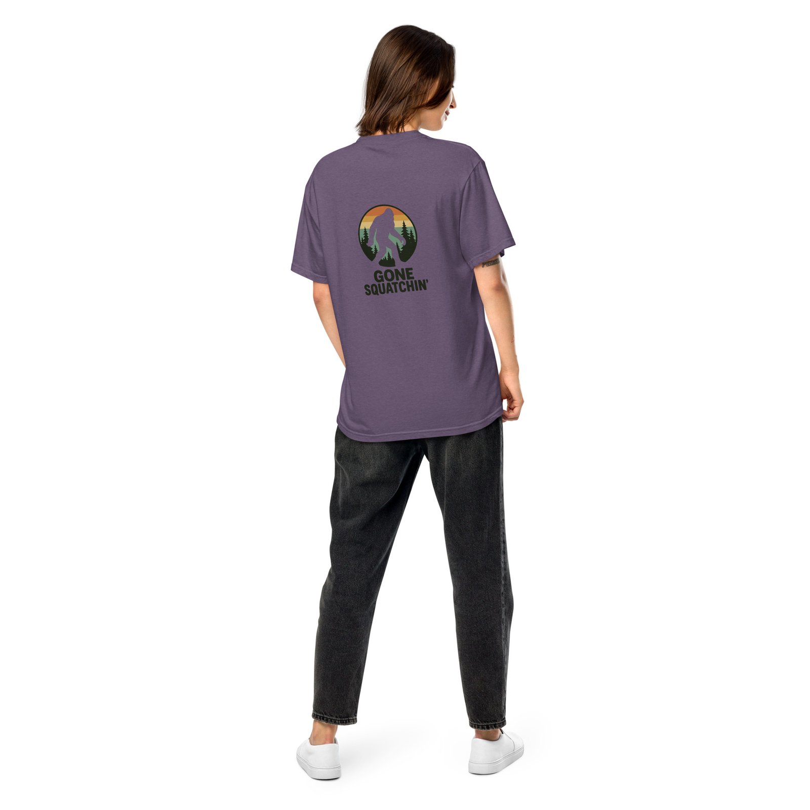 Gone Squatchin' - Comfort Colors 1717 - Unisex Tee - Image 2