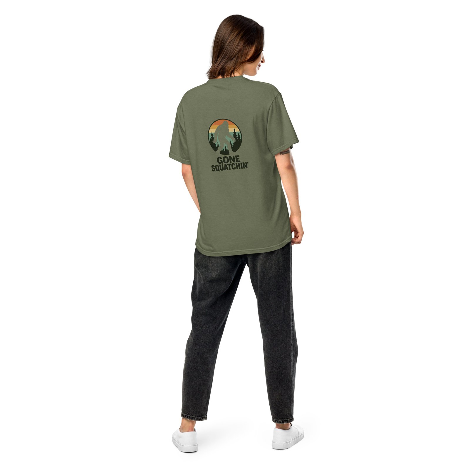 Gone Squatchin' - Comfort Colors 1717 - Unisex Tee - Image 5