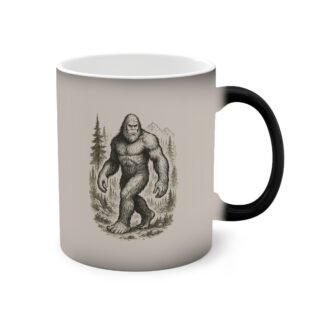 Sasquatch Color-Changing Mug — Bigfoot Forest Heat Reveal 11oz