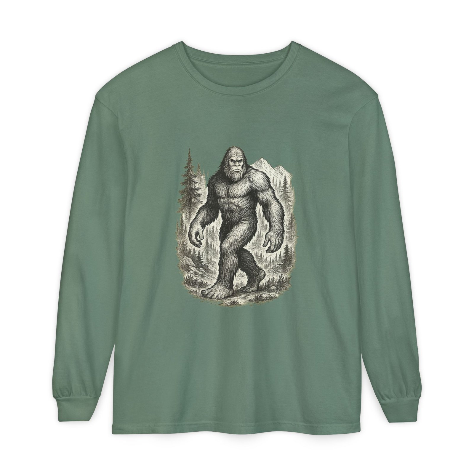 Sasquatch Adventure - Comfort Colors 6014 - Long Sleeve Tee - Image 28