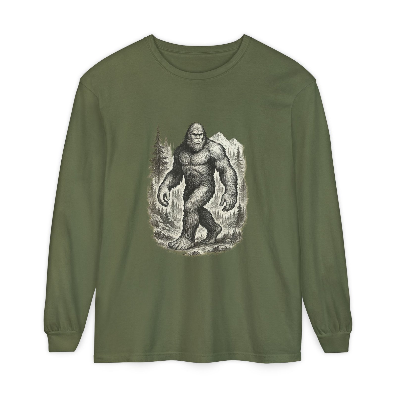 Sasquatch Adventure - Comfort Colors 6014 - Long Sleeve Tee