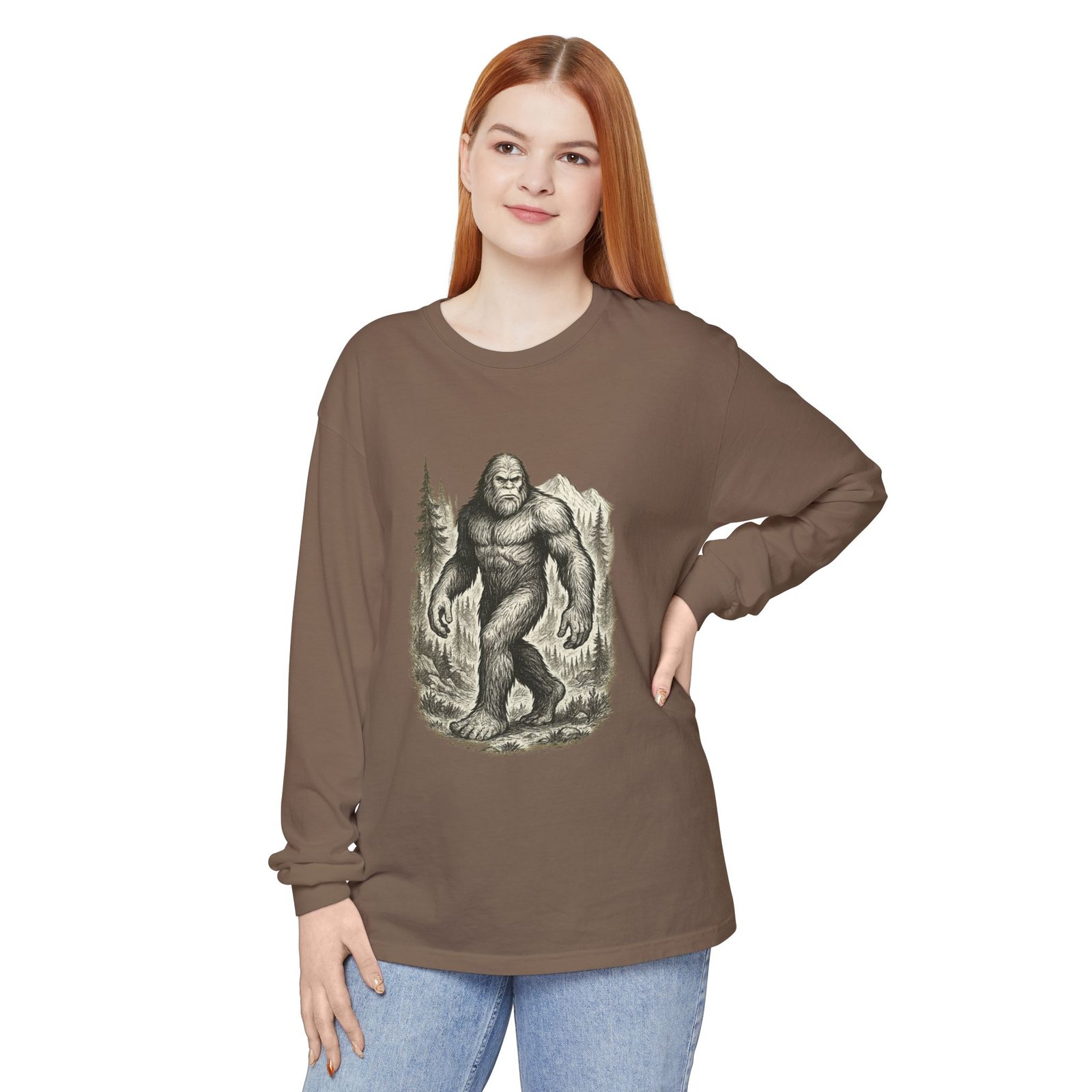 Sasquatch Adventure - Comfort Colors 6014 - Long Sleeve Tee - Image 14