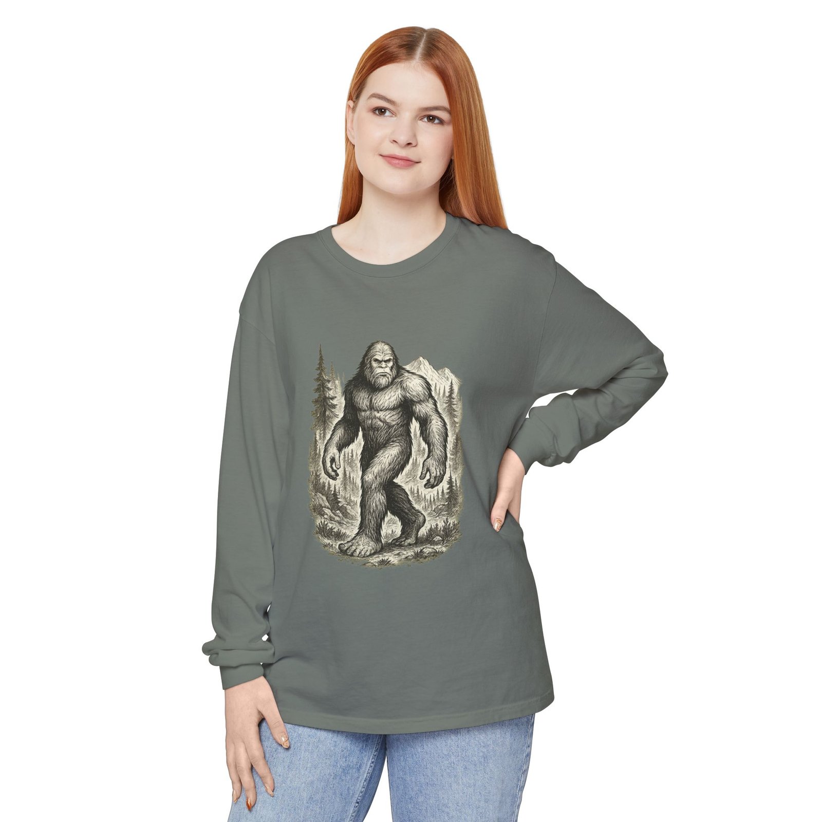 Sasquatch Adventure - Comfort Colors 6014 - Long Sleeve Tee - Image 23