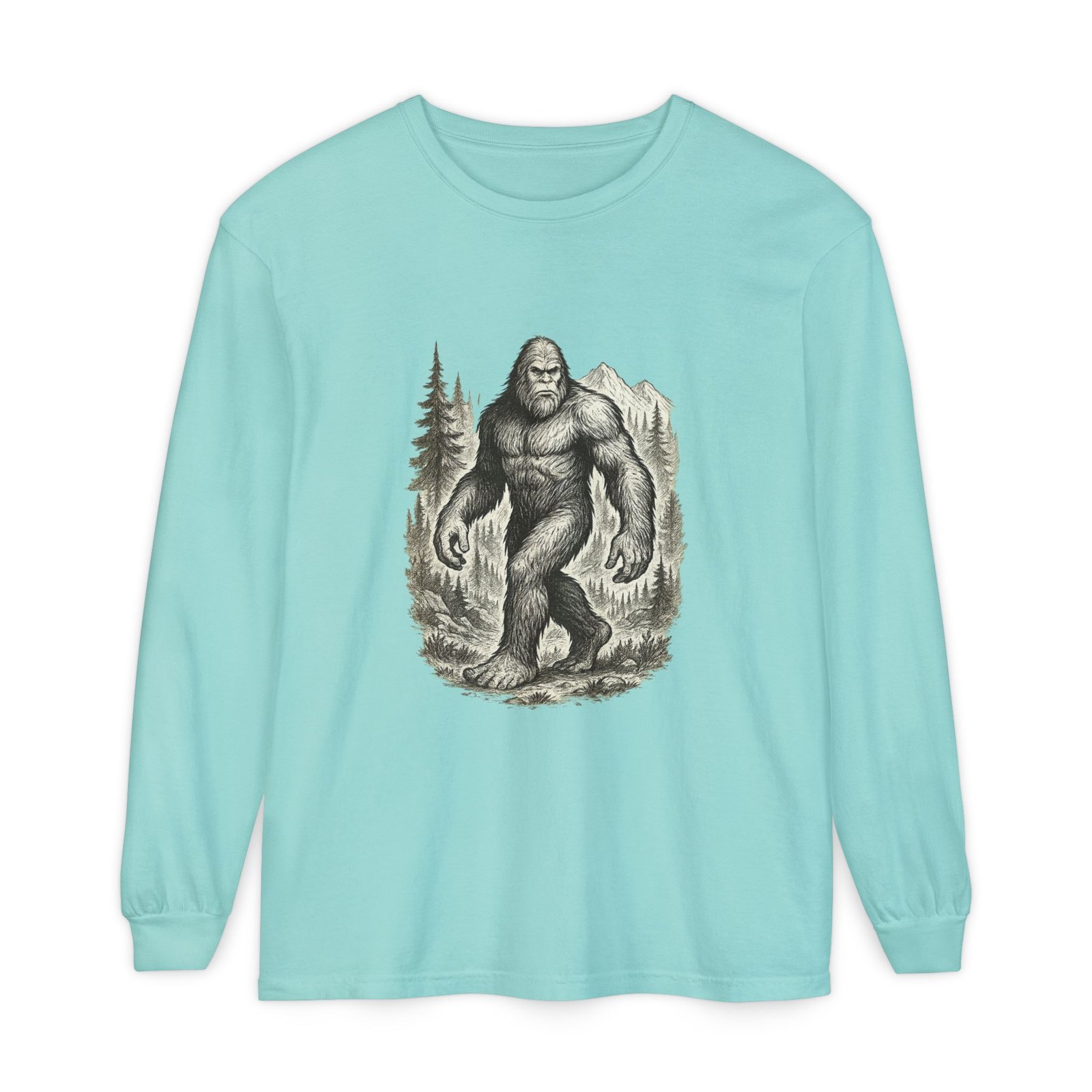 Sasquatch Adventure - Comfort Colors 6014 - Long Sleeve Tee - Image 25