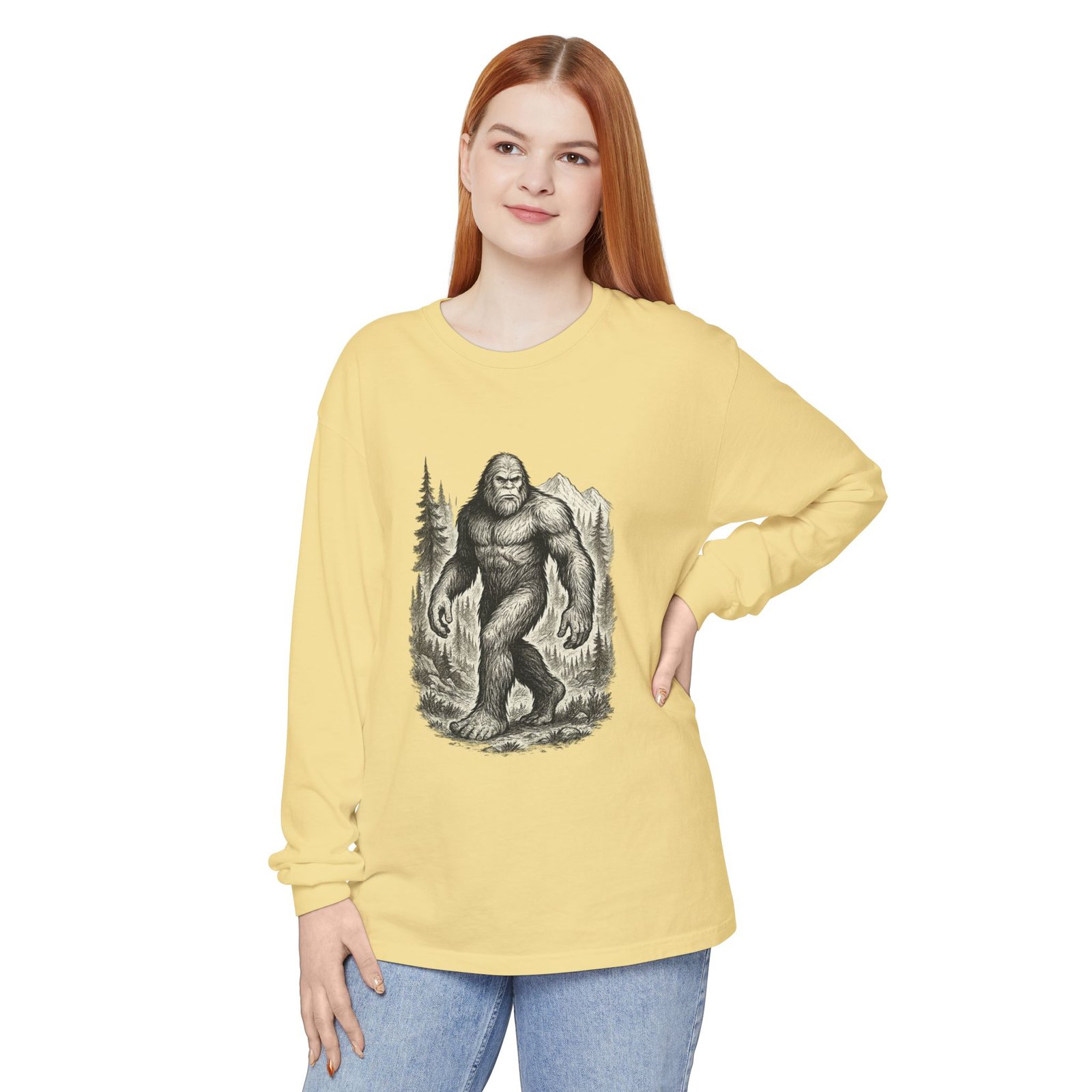 Sasquatch Adventure - Comfort Colors 6014 - Long Sleeve Tee - Image 17