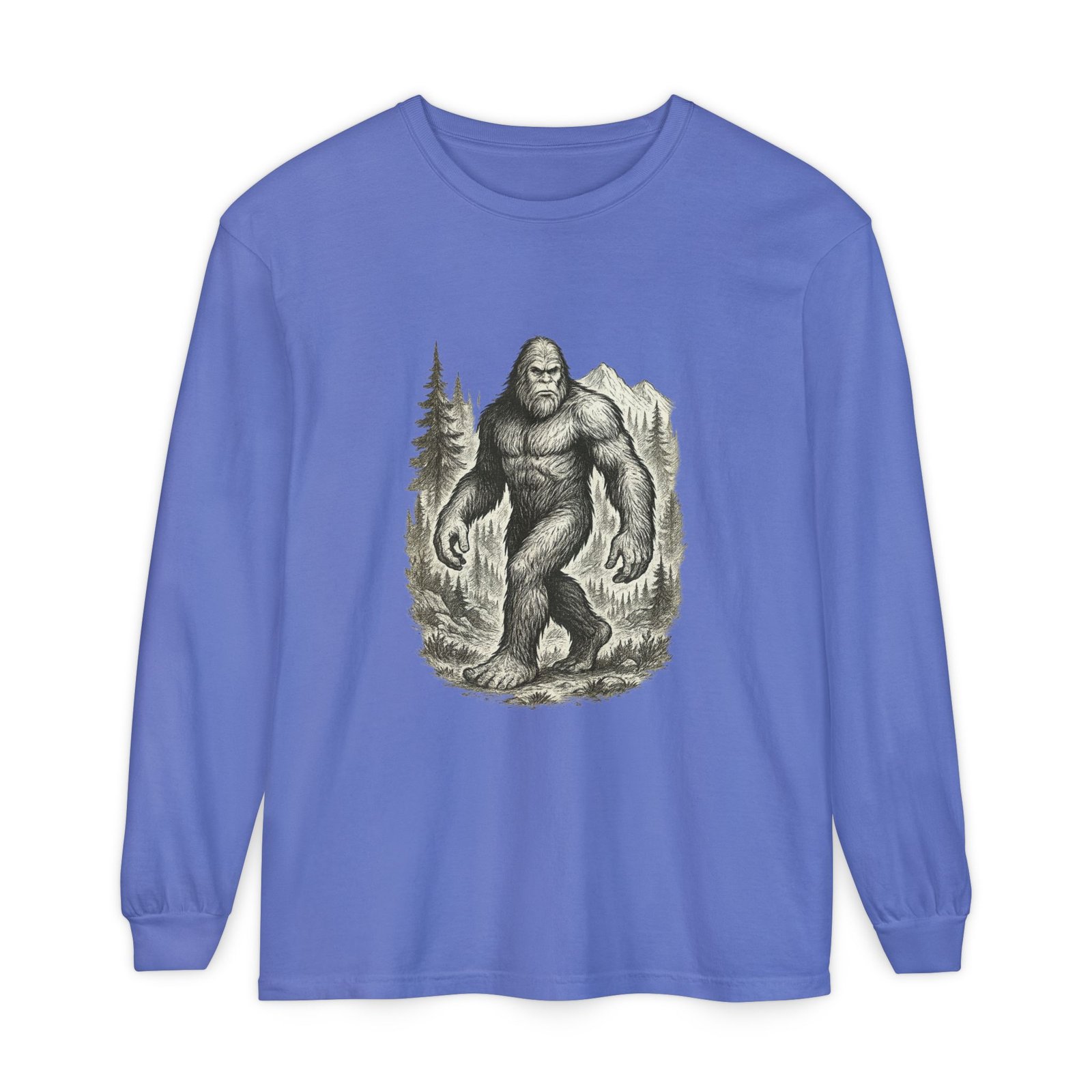 Sasquatch Adventure - Comfort Colors 6014 - Long Sleeve Tee - Image 37