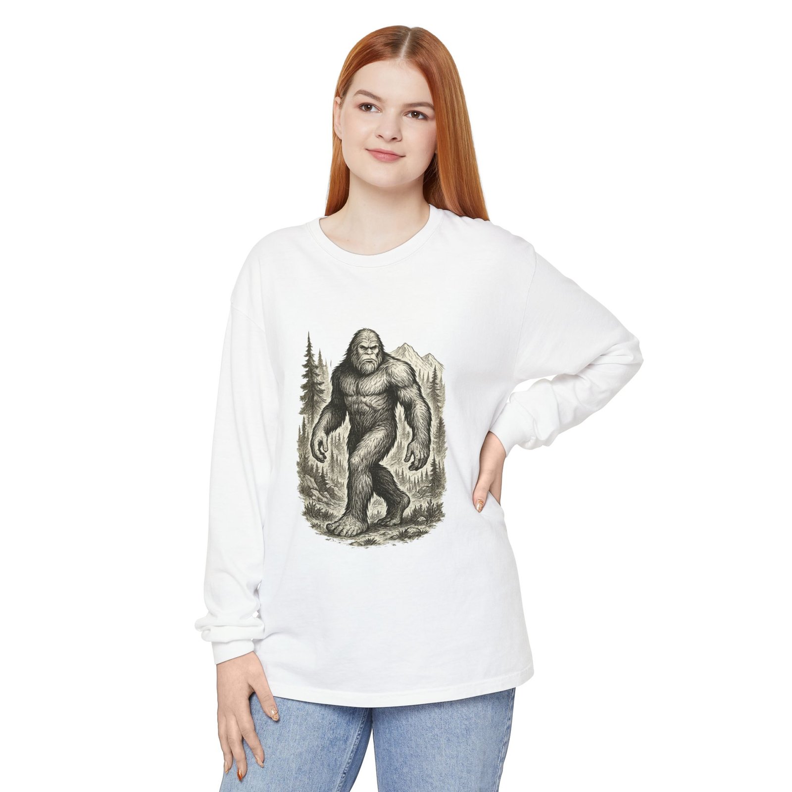 Sasquatch Adventure - Comfort Colors 6014 - Long Sleeve Tee - Image 5