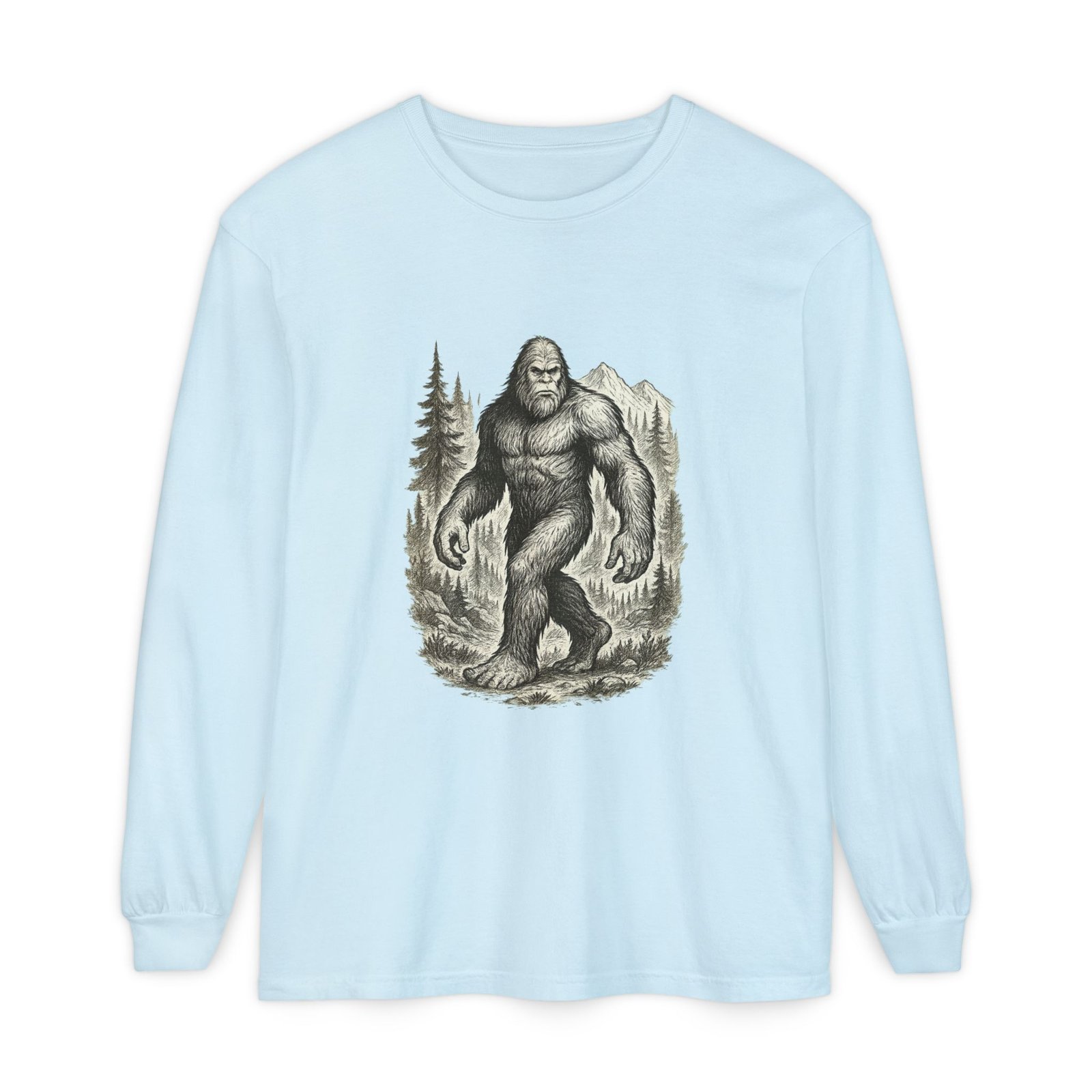 Sasquatch Adventure - Comfort Colors 6014 - Long Sleeve Tee - Image 34