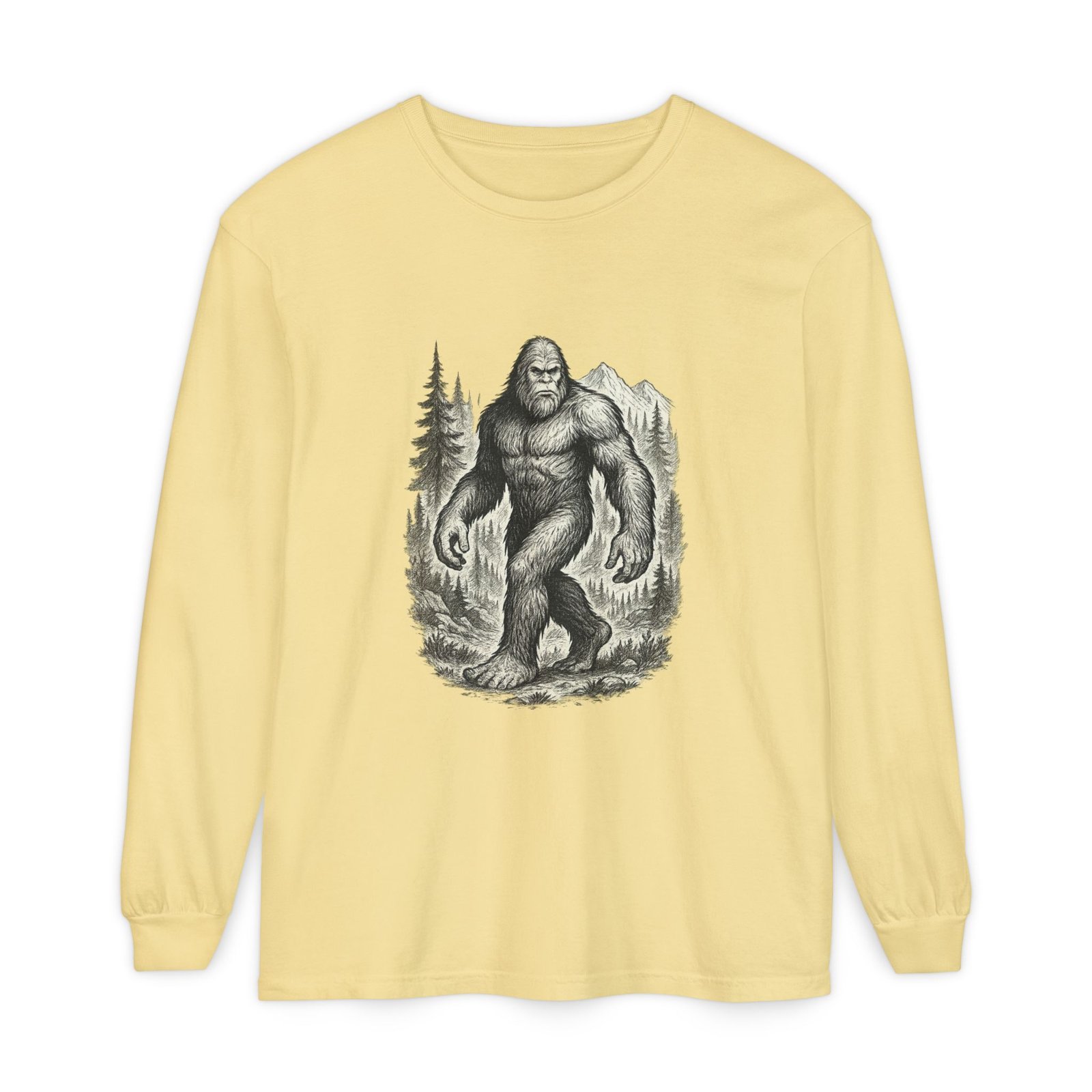 Sasquatch Adventure - Comfort Colors 6014 - Long Sleeve Tee - Image 16