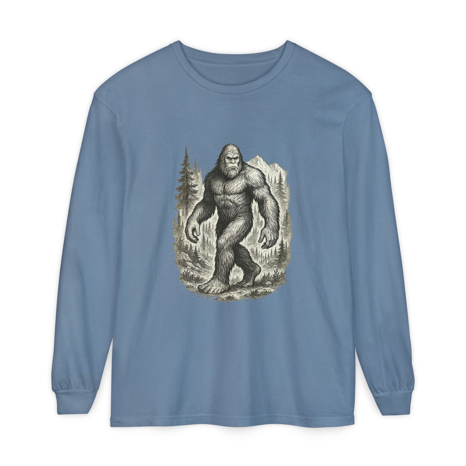 Sasquatch Adventure - Comfort Colors 6014 - Long Sleeve Tee - Image 40