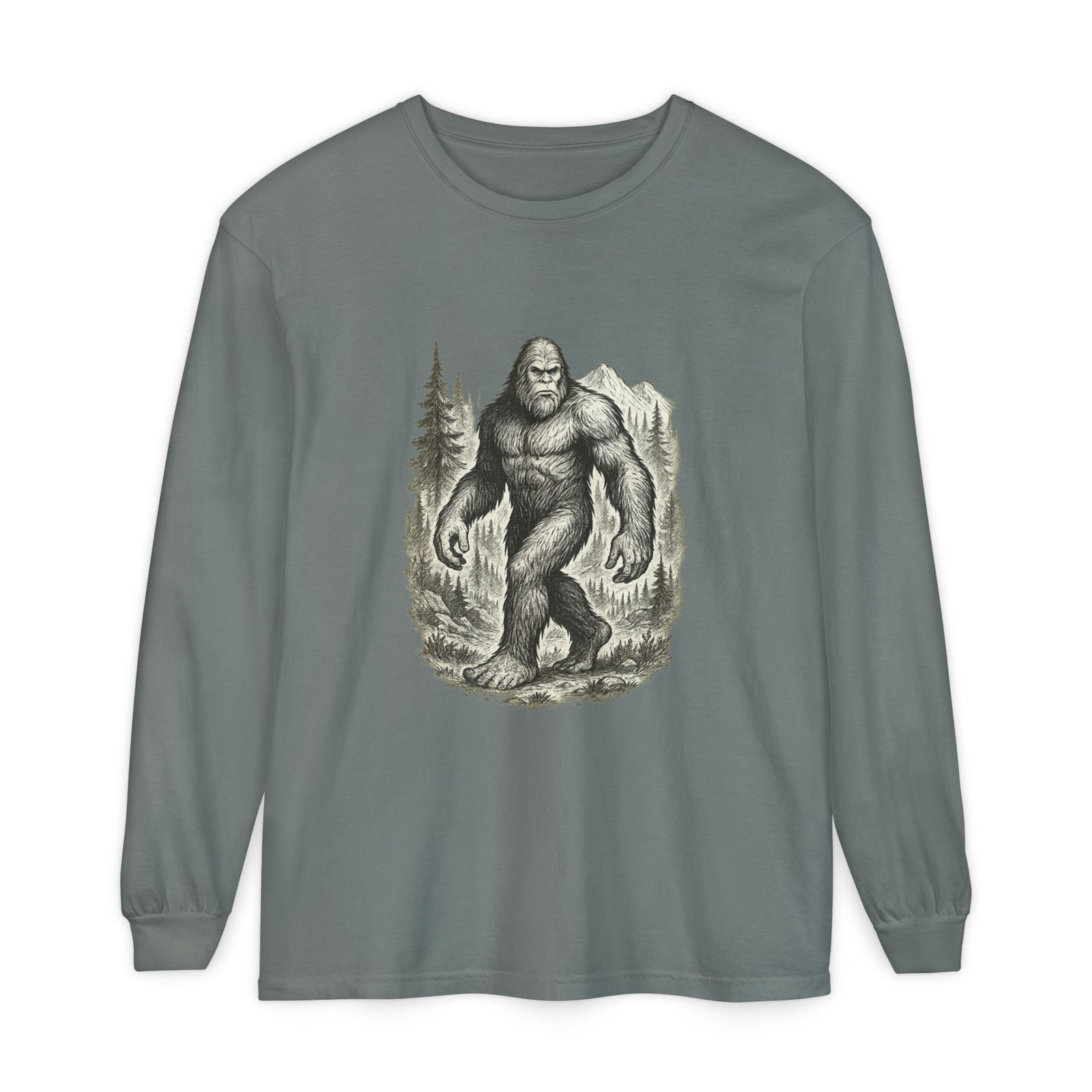 Sasquatch Adventure - Comfort Colors 6014 - Long Sleeve Tee - Image 22