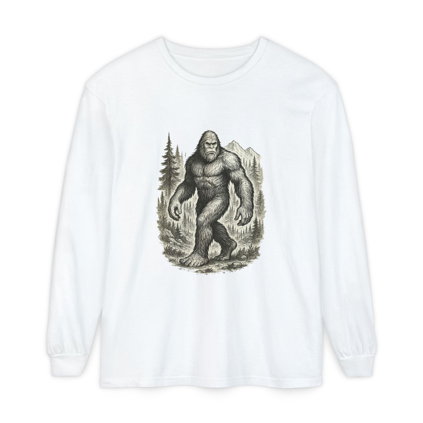 Sasquatch Adventure - Comfort Colors 6014 - Long Sleeve Tee - Image 4