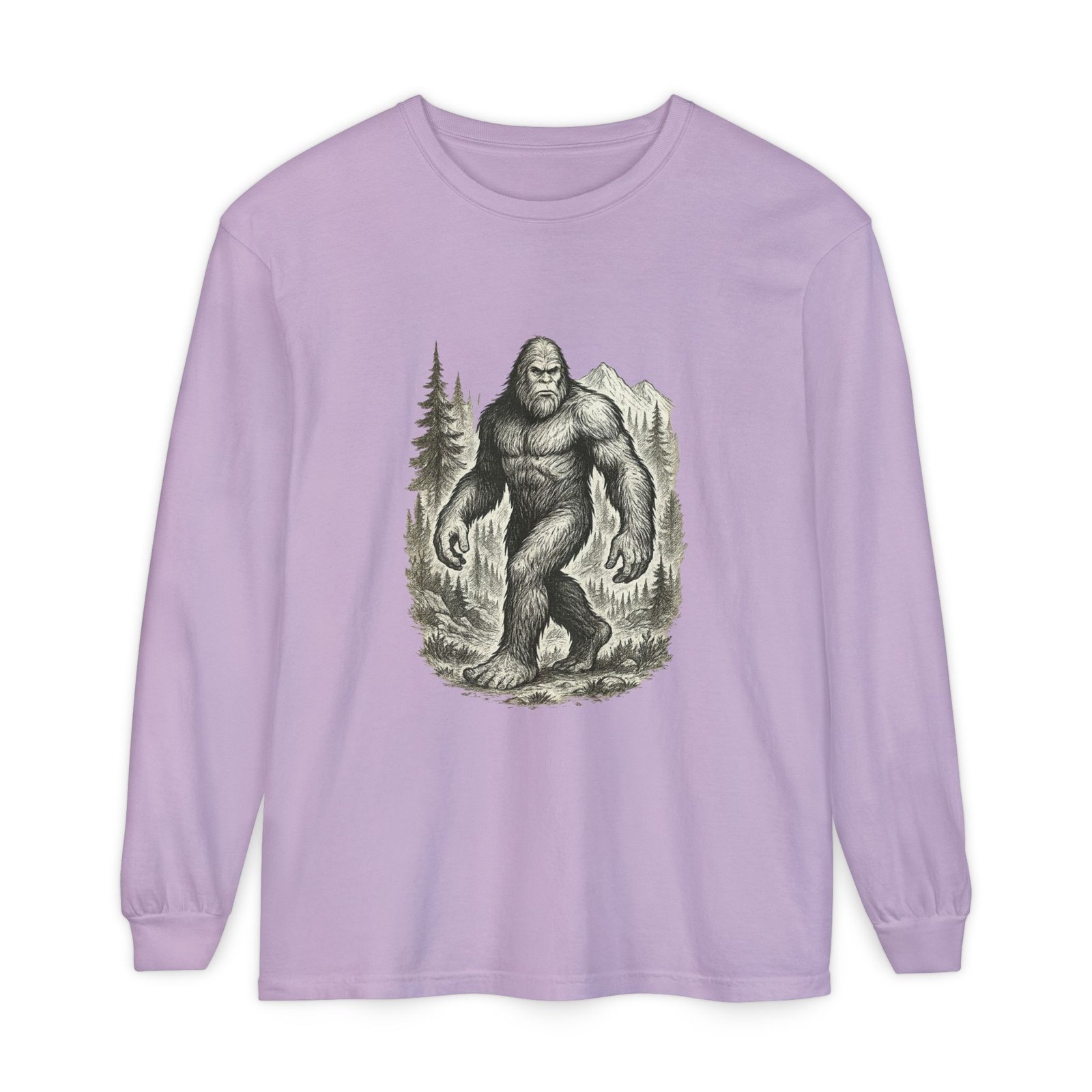 Sasquatch Adventure - Comfort Colors 6014 - Long Sleeve Tee - Image 43